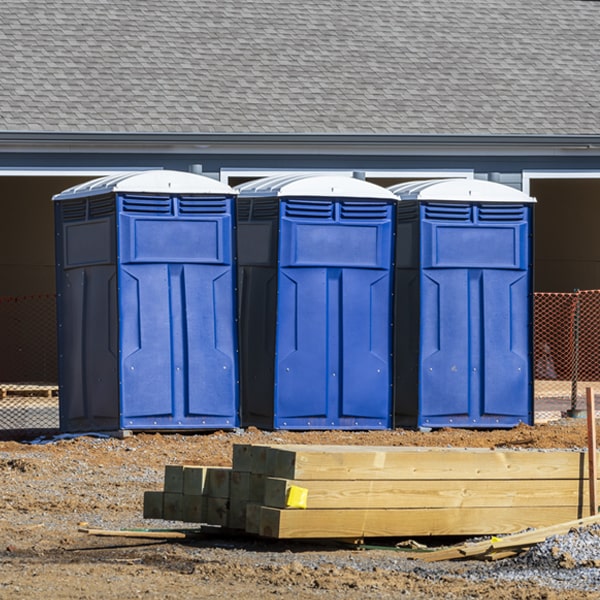 how often are the portable toilets cleaned and serviced during a rental period in Baylis Illinois